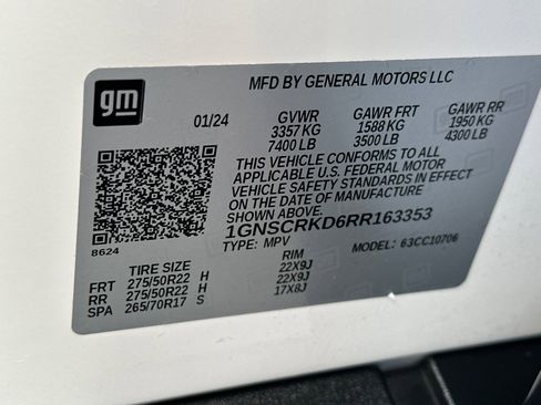 Certified 2024 Chevrolet Tahoe RST w/ Luxury Package image 42