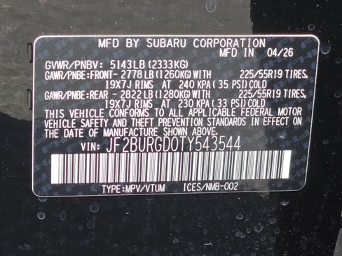 New 2026 Subaru Outback Limited XT AWD/4WD image 32