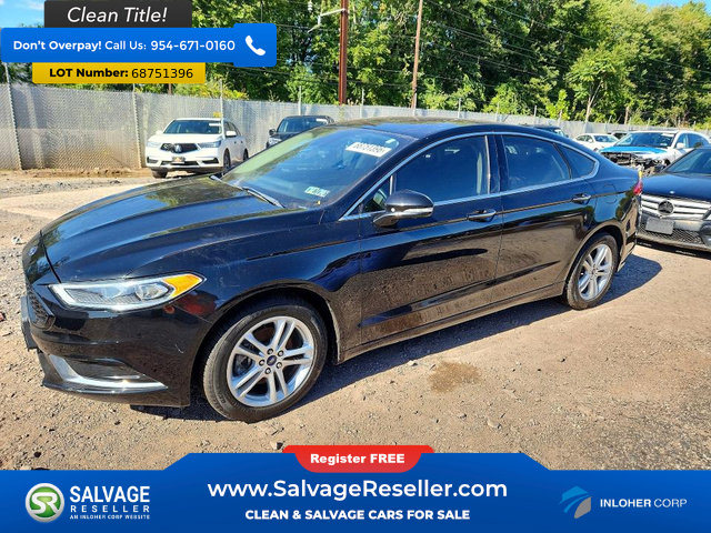 Used 2018 Ford Fusion SE w/ Fusion SE Technology Package FWD image 1