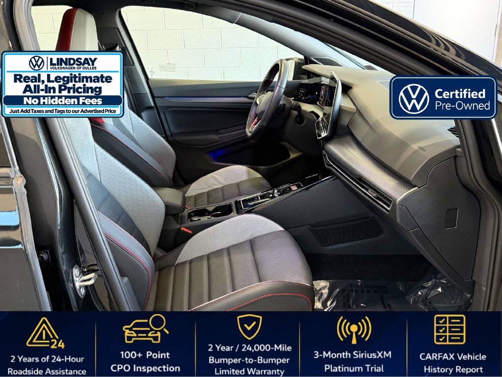 Certified 2025 Volkswagen GTI SE FWD image 12
