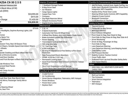 Certified 2024 MAZDA CX-30 AWD 2.5 S image 4