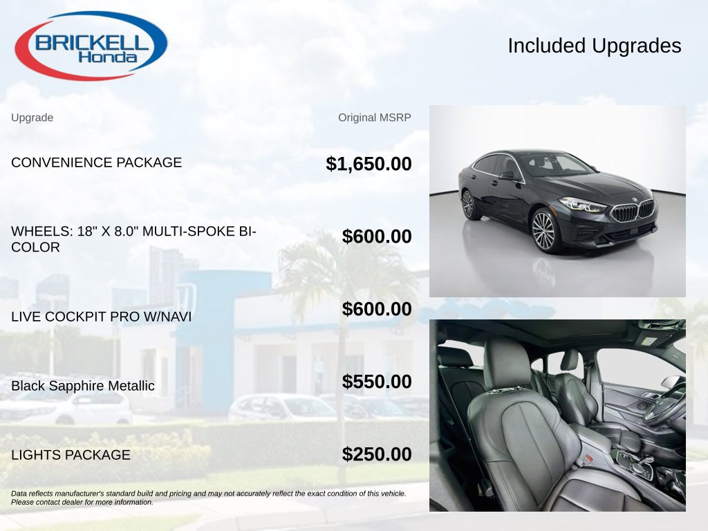 Used 2022 BMW 228i Gran Coupe w/ Convenience Package FWD image 11