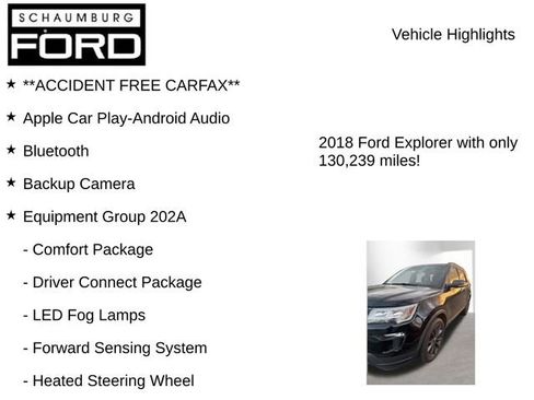 Used 2018 Ford Explorer XLT w/ Equipment Group 202A AWD/4WD image 8