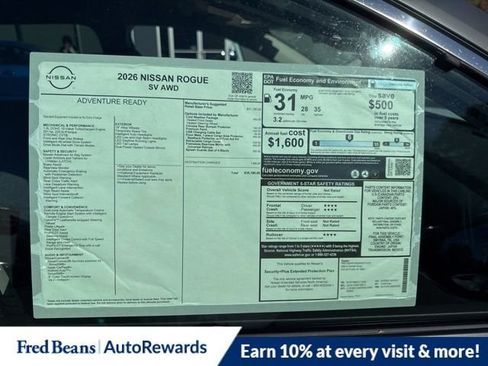 New 2026 Nissan Rogue SV w/ Cold Weather Package AWD/4WD image 21