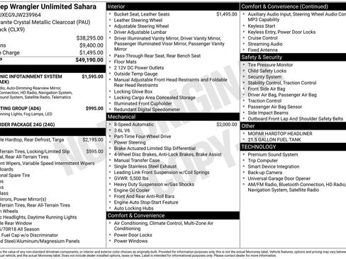 Used 2018 Jeep Wrangler Unlimited Sahara image 21