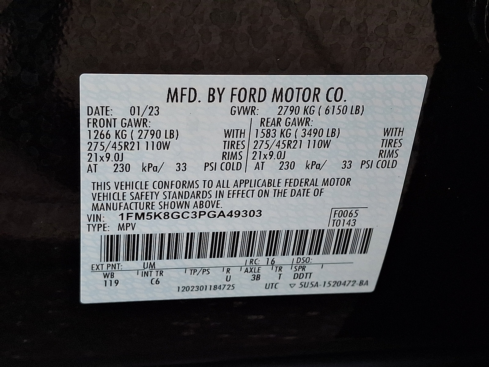 Certified 2023 Ford Explorer ST w/ Equipment Group 401A AWD/4WD image 27