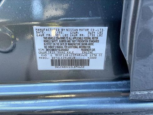 New 2025 Nissan Versa S w/ Trunk Package image 41