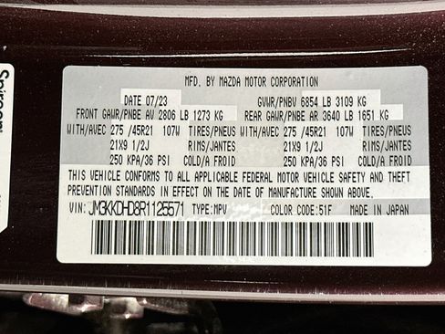 Used 2024 MAZDA CX-90 3.3 Turbo w/ Premium Package AWD/4WD image 12