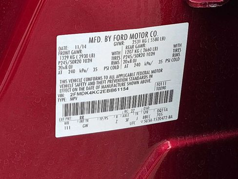 Used 2014 Ford Edge Limited w/ Equipment Group 302A AWD/4WD image 38