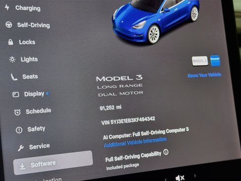 Used 2019 Tesla Model 3 Long Range AWD/4WD image 8