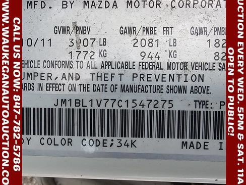 Used 2012 MAZDA MAZDA3 i Touring image 11