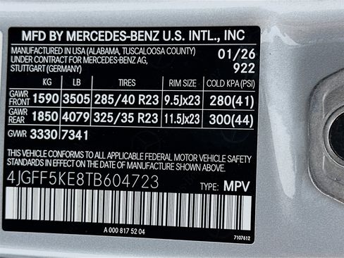 New 2026 Mercedes-Benz GLS 450 GLS 450 image 36