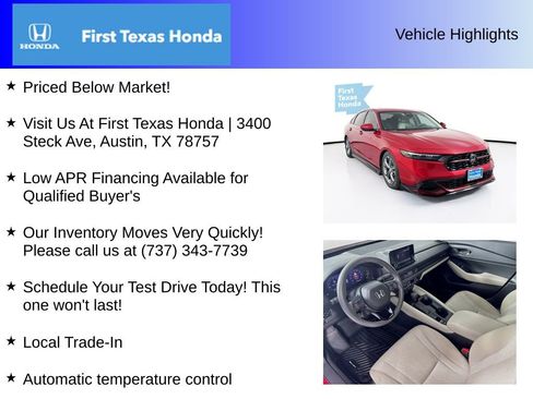 Used 2024 Honda Accord EX image 5