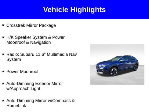 Certified 2025 Subaru Crosstrek 2.5i Limited w/ Crosstrek Mirror Package AWD/4WD image 2