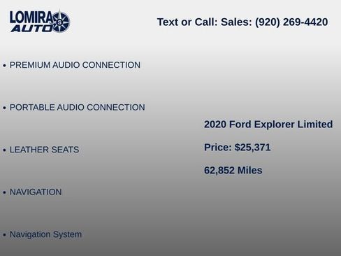 Used 2020 Ford Explorer Limited AWD/4WD image 8