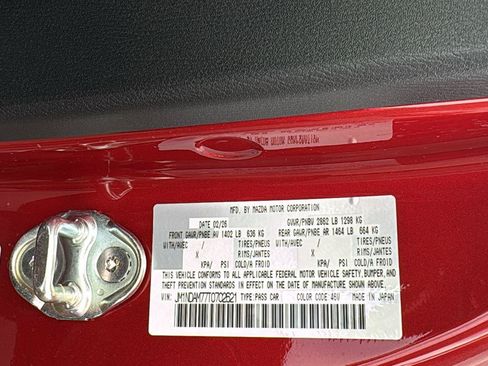 New 2026 MAZDA MX-5 Miata RF Grand Touring w/ Weather Package RWD image 21