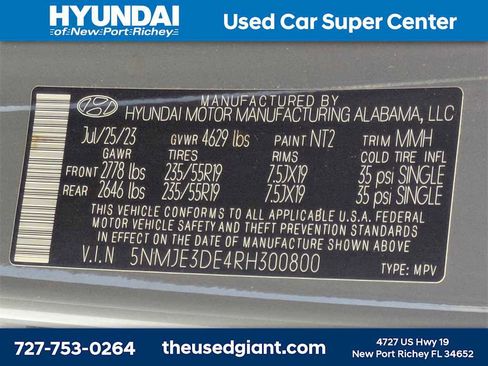 Certified 2024 Hyundai Tucson Limited image 47