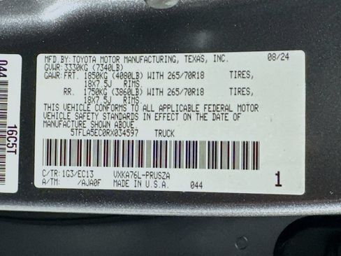 Used 2024 Toyota Tundra SR5 w/ SR5 Premium Package AWD/4WD image 40