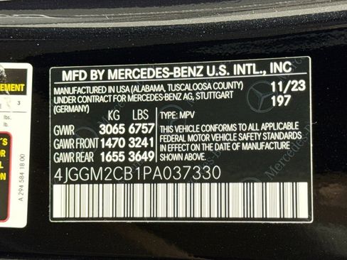 Certified 2023 Mercedes-Benz EQE 500 4MATIC SUV image 30