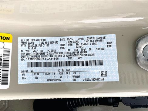 New 2026 Ford Bronco Raptor w/ Interior Carbon Fiber Pack AWD/4WD image 13