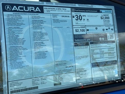 New 2026 Acura Integra A-Spec image 27