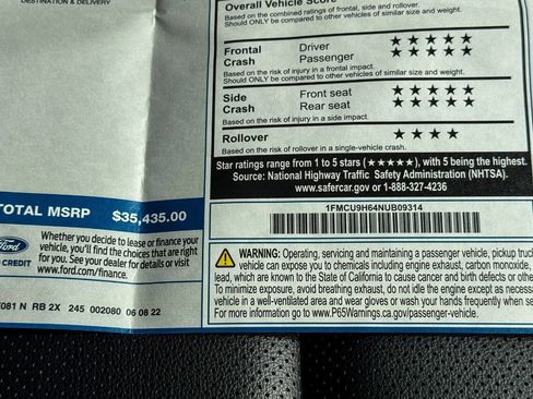 Used 2022 Ford Escape SEL image 37