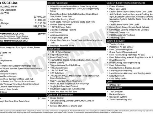 Used 2024 Kia K5 GT-Line w/ GT-Line Premium Package image 15