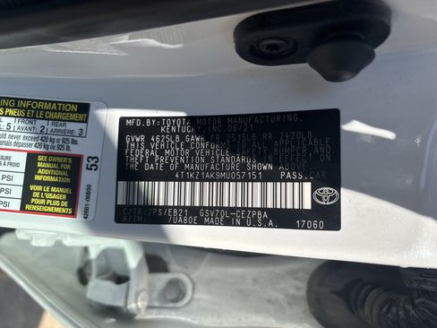 Used 2021 Toyota Camry TRD w/ TRD Package w/JBL Audio FWD image 34