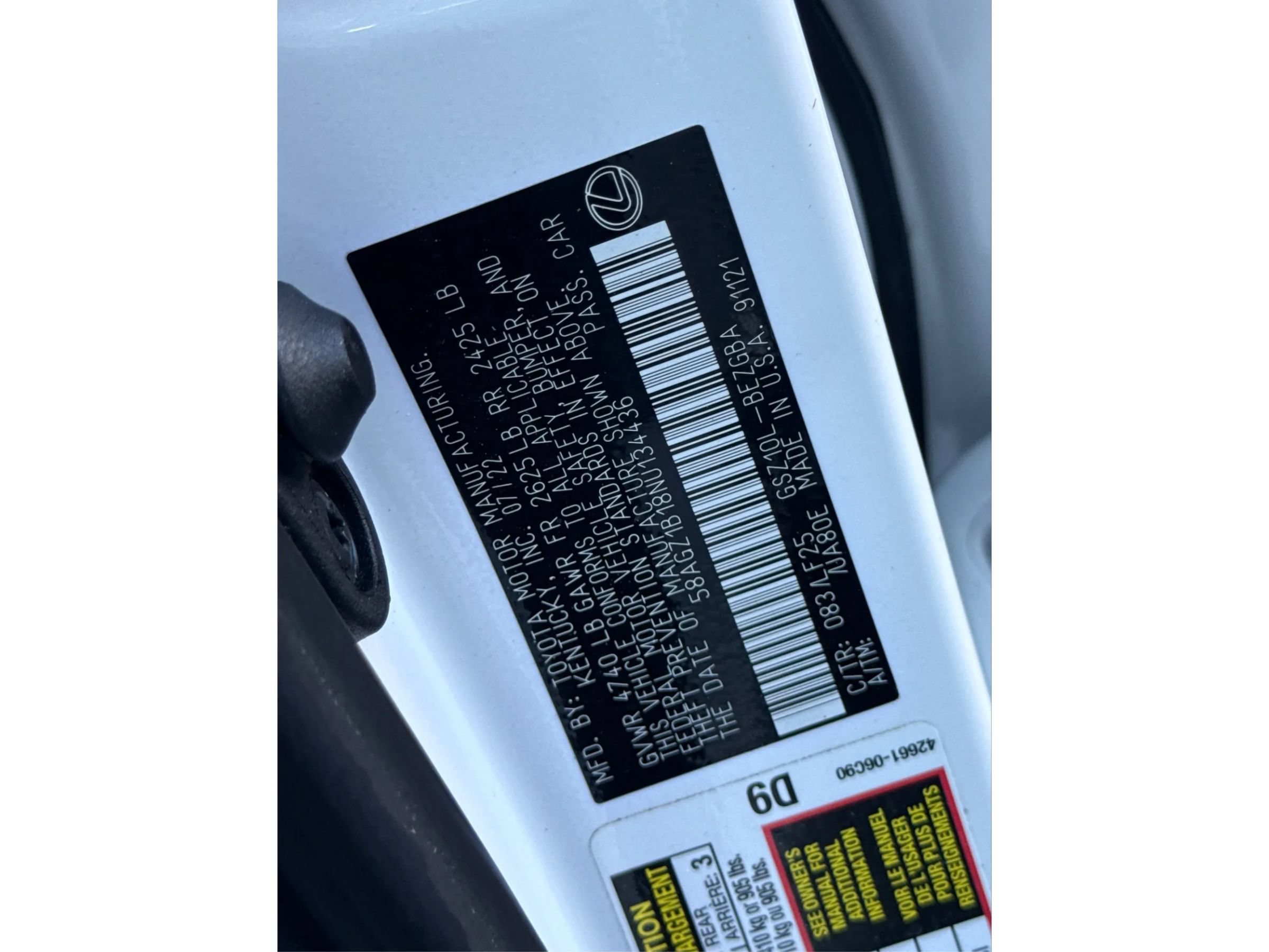 Used 2022 Lexus ES 350 F Sport w/ Accessory Package 2 FWD image 60