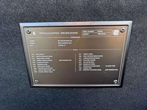 Used 2017 Ferrari 488 Spider image 26