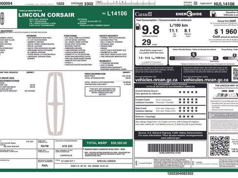 Used 2022 Lincoln Corsair Reserve AWD/4WD image 33