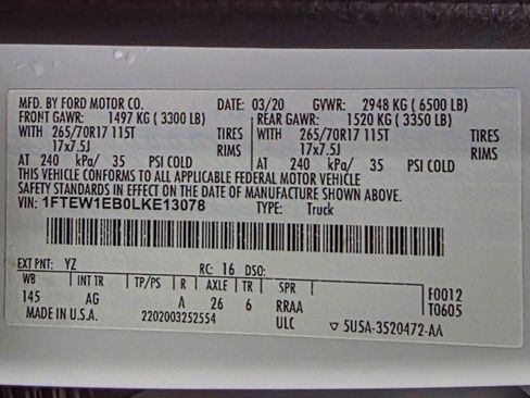 Used 2020 Ford F150 XL w/ XL Power Equipment Group AWD/4WD image 39