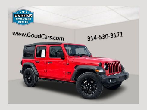 Certified 2021 Jeep Wrangler Unlimited Sport image 1