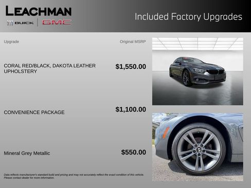 Used 2019 BMW 430i xDrive Convertible w/ Convenience Package AWD/4WD image 10
