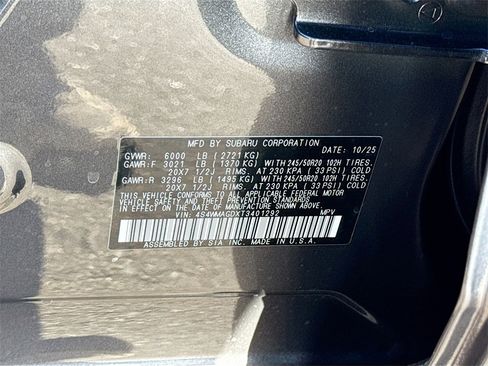 New 2026 Subaru Ascent Limited image 33