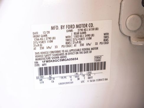Used 2021 Ford Explorer ST w/ Equipment Group 401A image 19