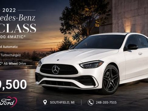 Used 2022 Mercedes-Benz C 300 4MATIC Sedan image 1