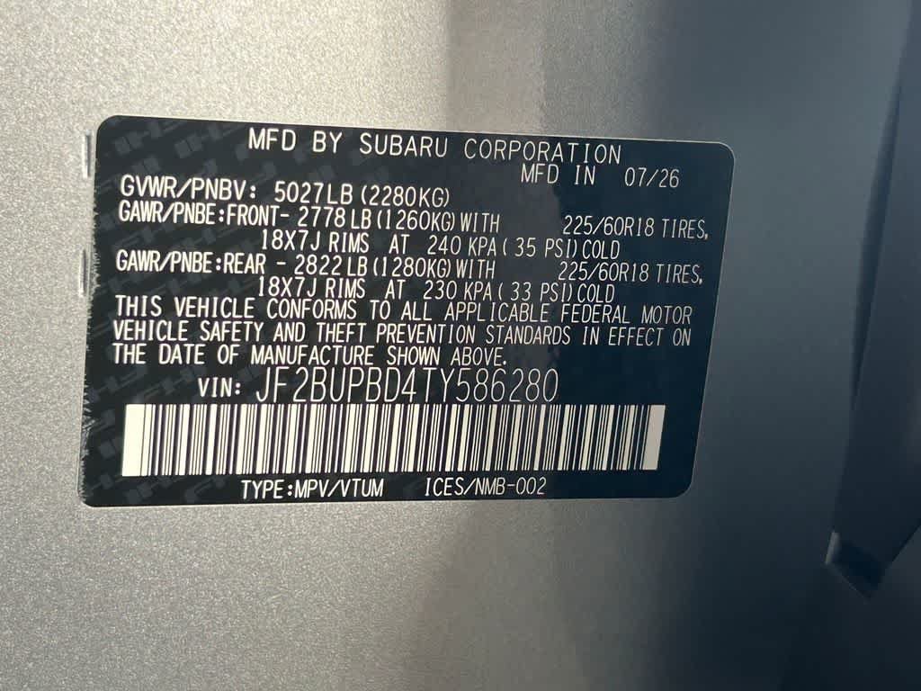 New 2026 Subaru Outback Premium AWD/4WD image 22