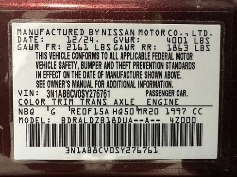 Used 2025 Nissan Sentra SV image 11