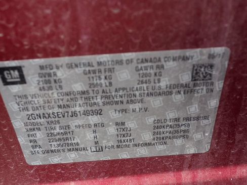 Used 2018 Chevrolet Equinox LT AWD/4WD image 6