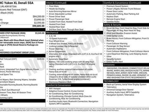 New 2025 GMC Yukon XL Denali w/ Sun & Power Step Package image 9