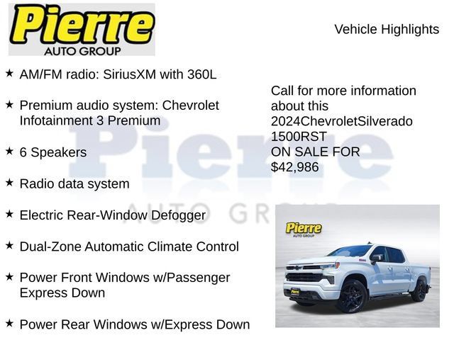 Used 2024 Chevrolet Silverado 1500 RST w/ True North Edition Plus AWD/4WD image 14