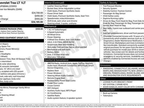 Used 2019 Chevrolet Trax LT w/ LT Convenience Package image 7