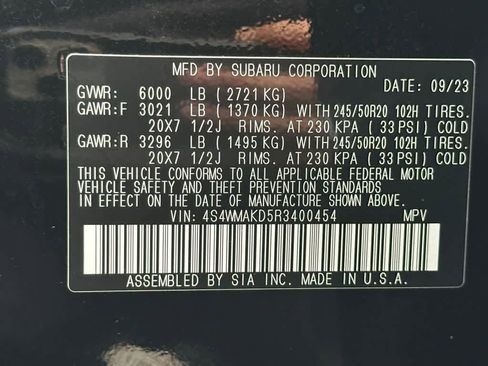 Certified 2024 Subaru Ascent Onyx Edition Limited image 22