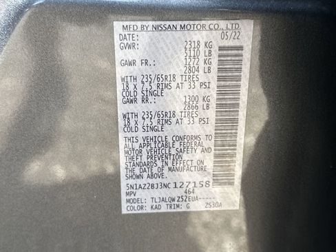 Used 2022 Nissan Murano SV image 2