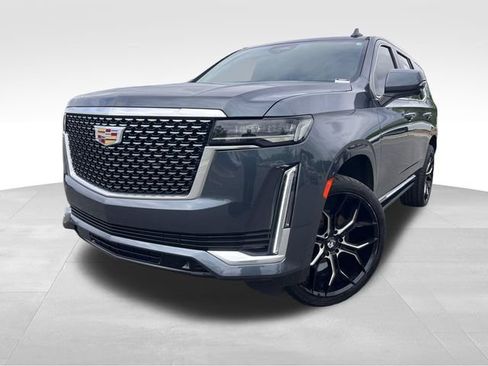 Used 2021 Cadillac Escalade Premium Luxury w/ Driver Assist Tech Package RWD image 9
