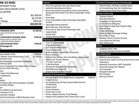 Used 2024 BMW X3 M40i w/ Premium Package image 27