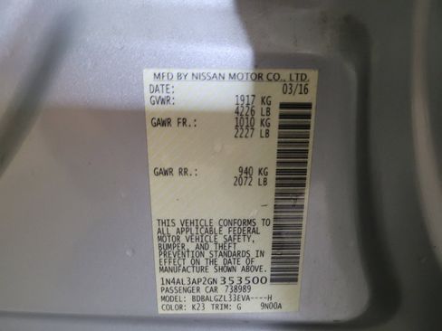 Used 2016 Nissan Altima 2.5 S w/ Power Driver Seat Package FWD image 33