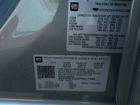 Certified 2023 Chevrolet Silverado 1500 Custom Trail Boss image 34