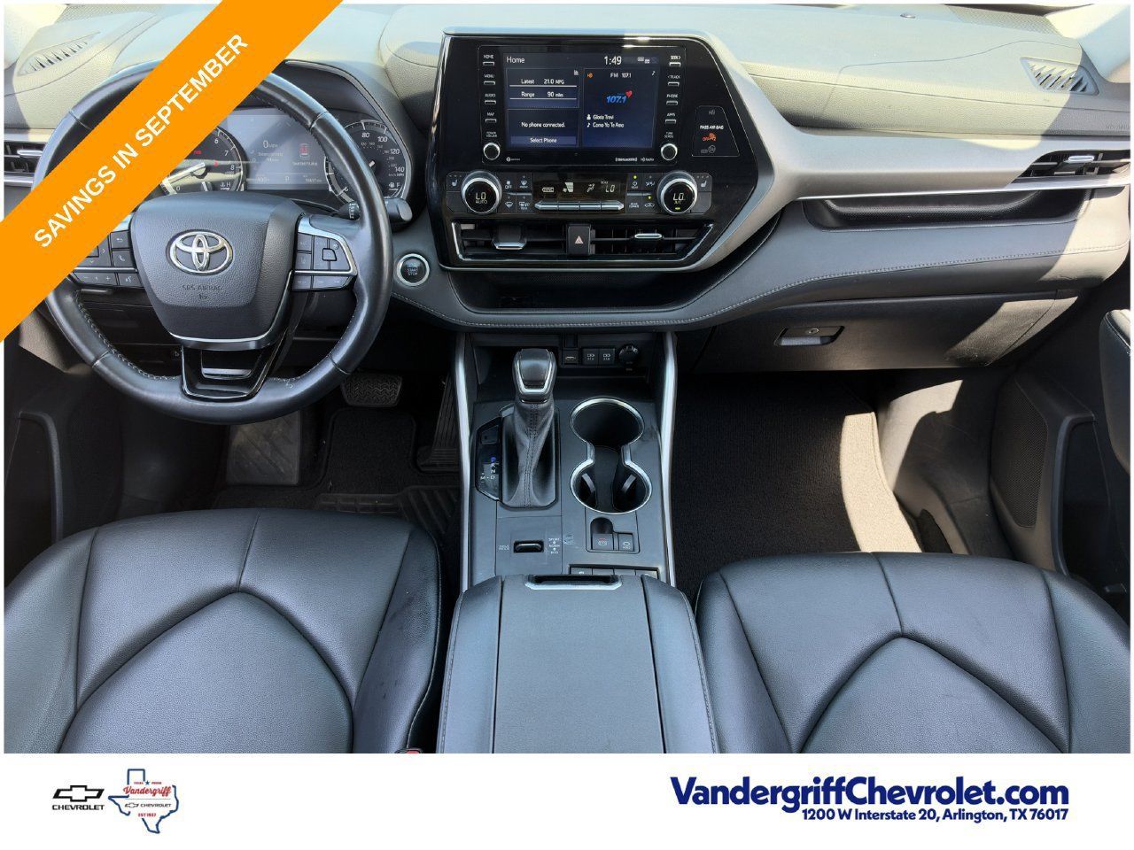 Used 2021 Toyota Highlander XLE FWD image 10